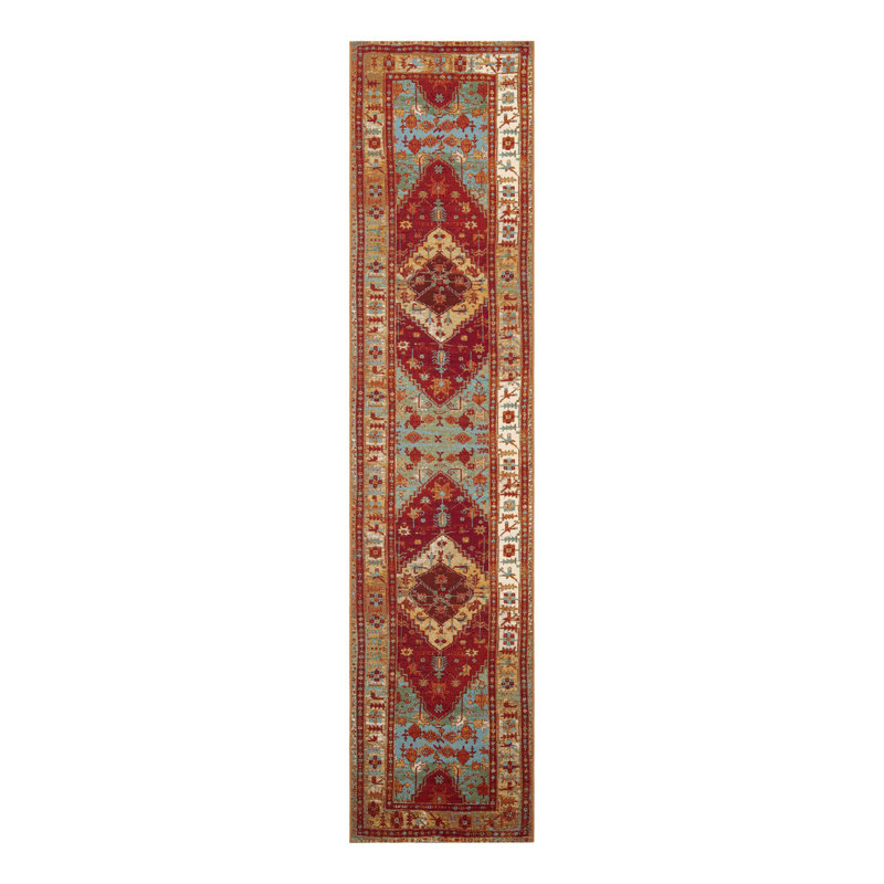 Tapis d'extérieur traditionnel, Tapis de couloir 2 pi 7 po x 12 pi