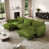 Ours en peluche vert
