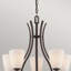 Rhinehart 5 - Light Shaded Chandelier