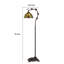 Lampe sur pied arquée 61 po Elisabel