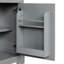 Meuble-lavabo de 20 po avec lavabo, armoire de salle de bain avec porte à fermeture douce, support de rangement et tablette réglable-1531777699