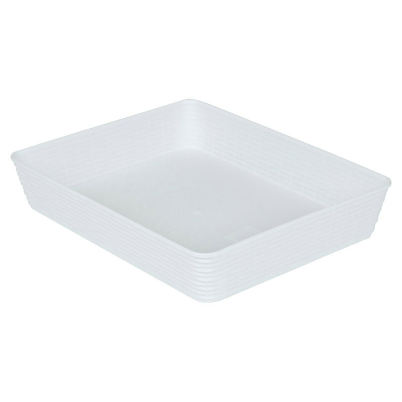 Rebrilliant Plastic Decorative Bin, 6.4cm H x 19cm W x 25cm D