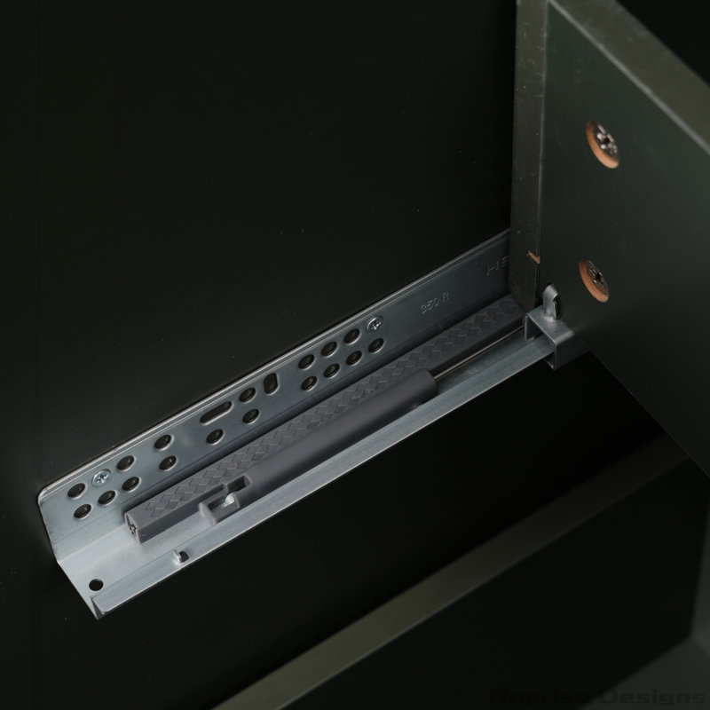 Meuble-lavabo 30 po avec lavabo en céramique, tiroir à fermeture en douceur, Vert