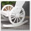 Chaise berçante Adirondack avec accoudoirs à roulettes