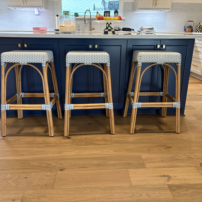 Birch Lane™ Lennart Woven Stool Reviews Birch Lane