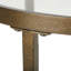 Catrine Metal Side Table with Bevelled Mirror Shelf