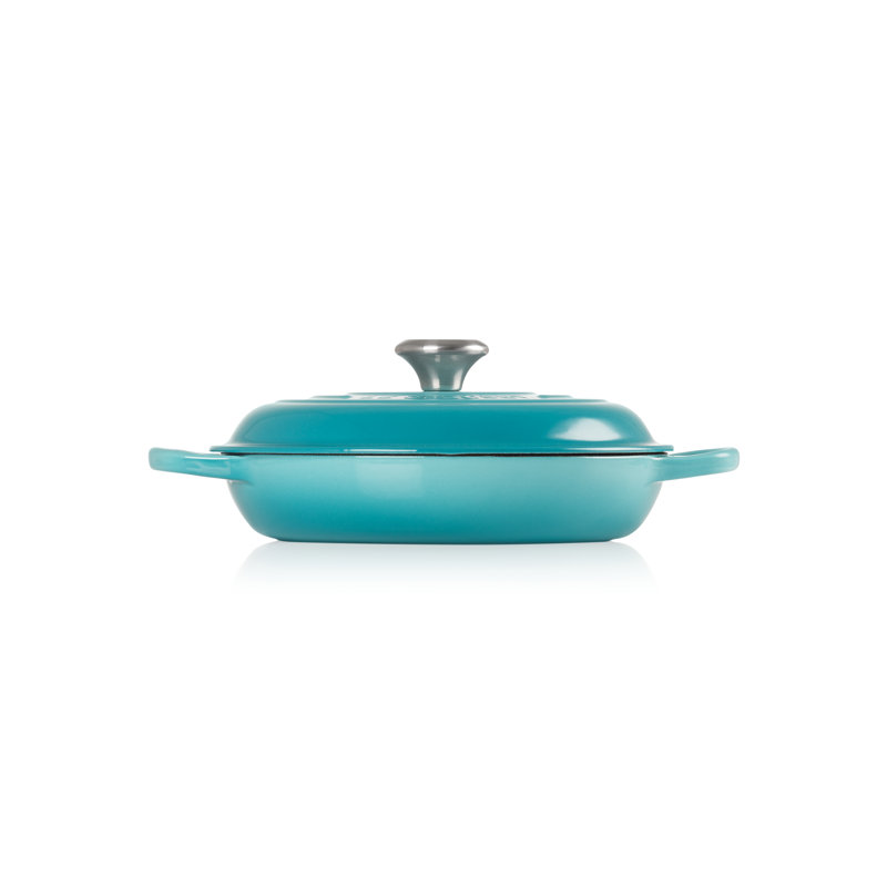 Caribbean Enameled Cast Iron 2.25 qt. Braiser with Lid
