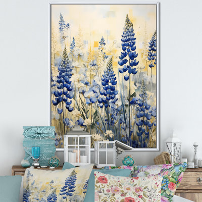 Magical Blue Bonnets Meadows III, reproduction d'art sur toile