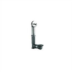 Leg Tub Drain with Overflow, Polished Chrome