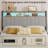Storage Upholstered Headboard Metal Headboard With Charging Station LED Light And USB Port-1503872572-1503872574