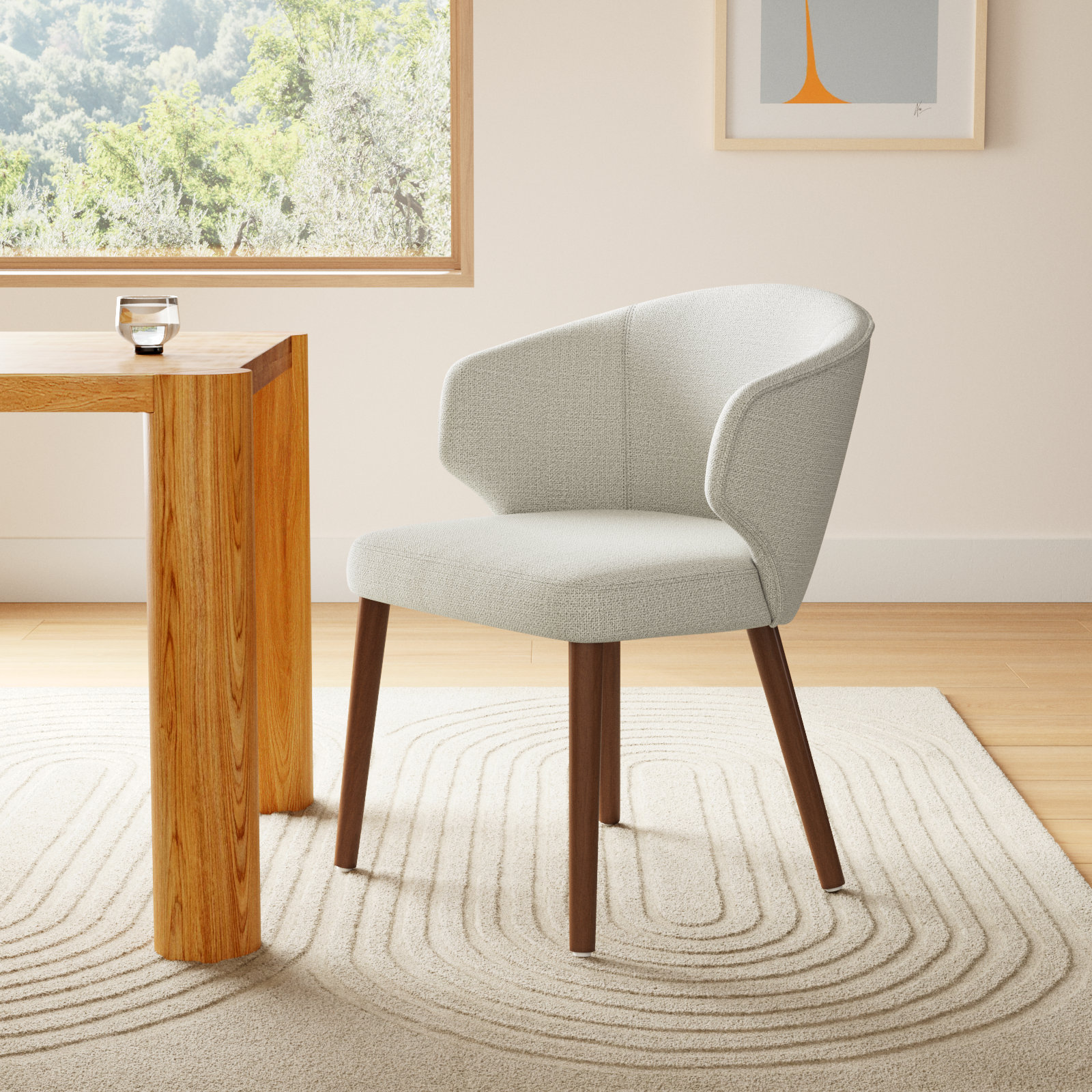 Kanalu Dining Chair, Beige