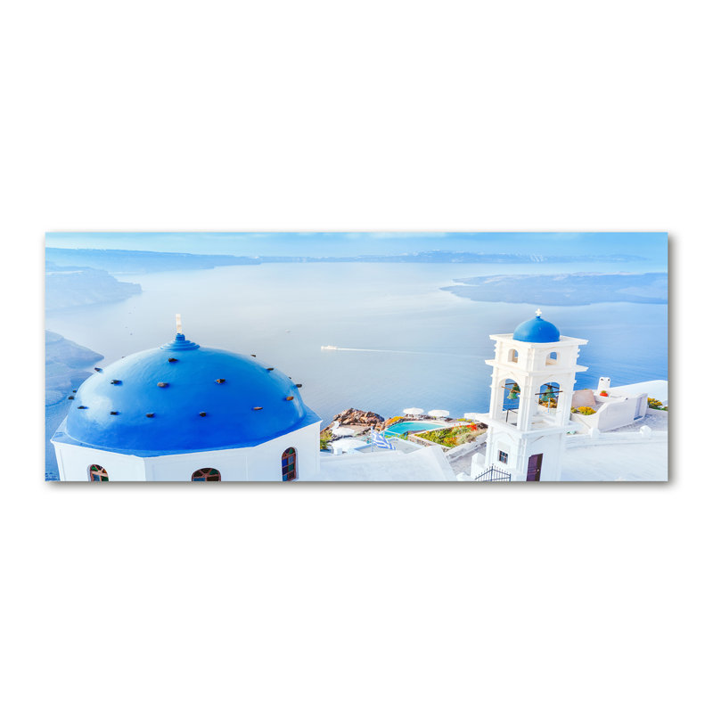 Santorini Greece - Wrapped Canvas Print