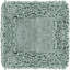 Ensemble de tapis de bain 5 pièces 100% coton 1775 g / m² Courson Premium, certifié OEKO-TEX®, envers en latex antidérapant, motif de volants touffetés moelleux, super absorbant, tapis de salle de bain lavables à la machine, sauge-1510932792