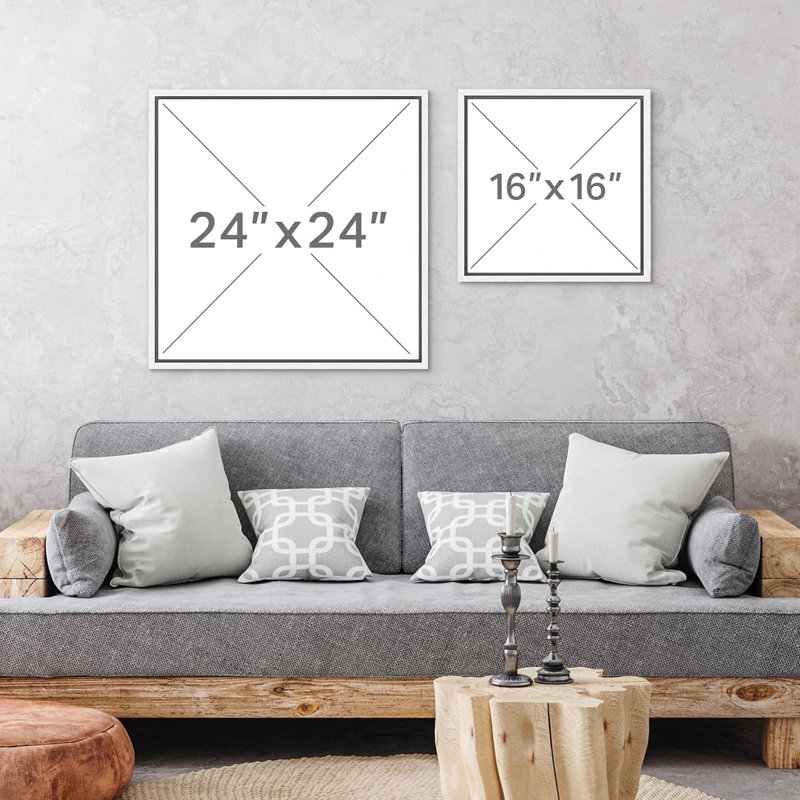 Color Blocks " Blocks Geometric Shapes ", 24" H x 24" W x 1.5" D