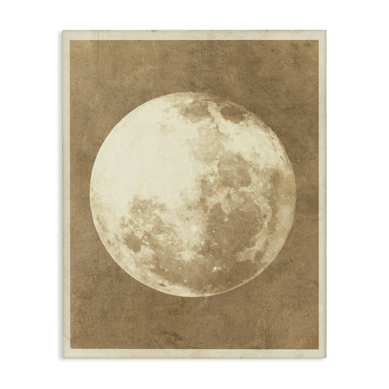 «Rustic Neutral Moon» par Daphne Polselli, H 40 po x l 30 po