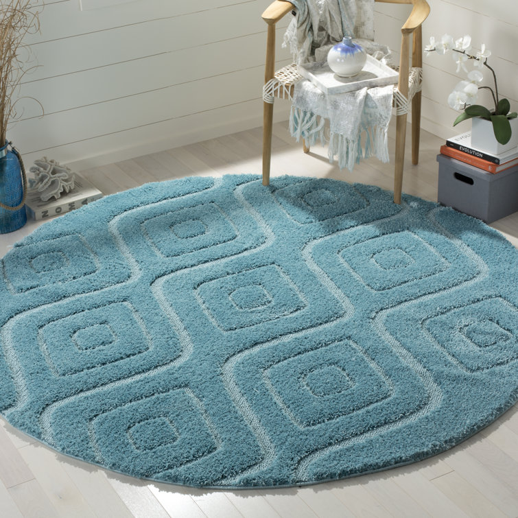 Ashburnham Olympia Shag Performance Geometric Rug