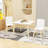 Kids Table And 2 Chairs Set, 3 Pieces Toddler Table And Chair Set, Wooden Activity Play Table Set