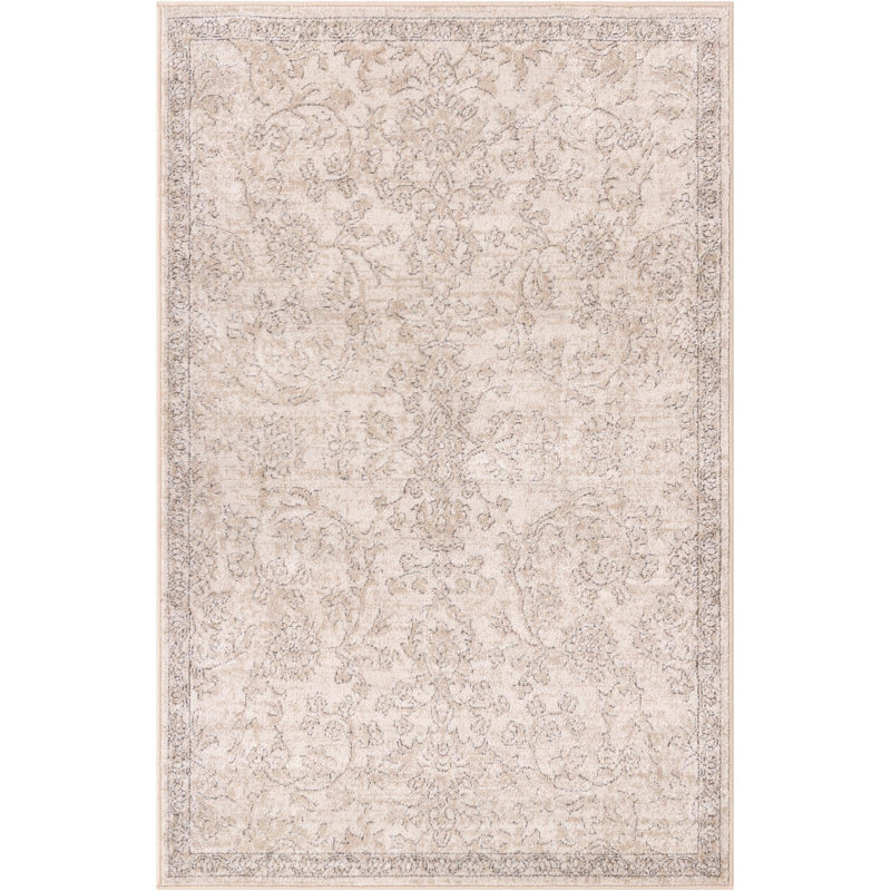 Gautier Floral Indoor Rug, Rectangle 4'1" x 6'1"
