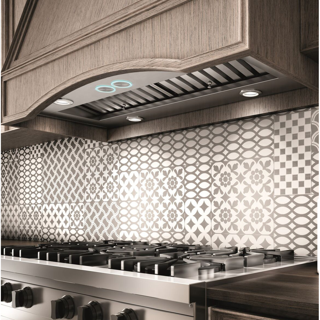 Elica 42" Stainless Steel 1200 CFM Ducted (Vented) Insert Range Hood with Baffle Filter Elica
