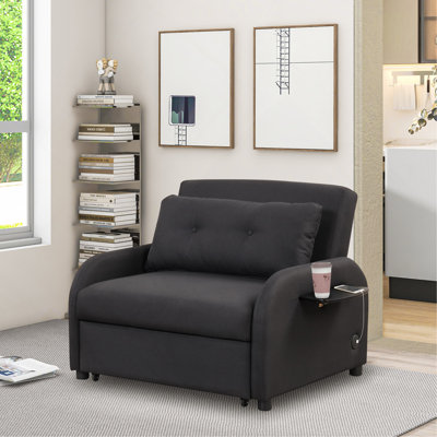 Julianne 41.5'' Round Arm Sleeper Sofa,sofa,couch