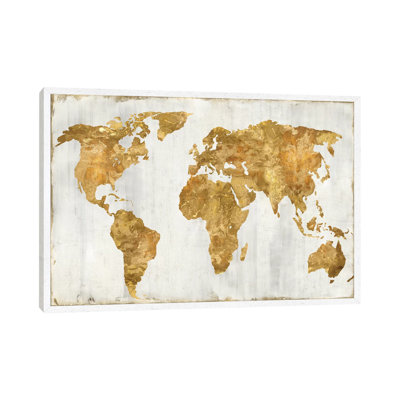 The World In Gold by Russell Brennan - Painting on Canvas