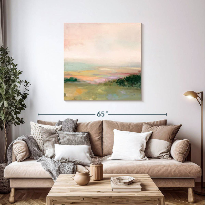 Dark Glowing Valley, 39" H x 39" W