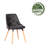 Pollark 17.72'' H Tufted Polyurethane Upholstered Side Chair-1862502195