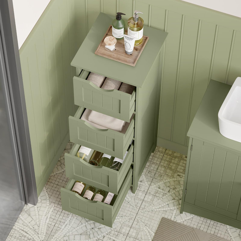 Bathroom Storage, Laurel Green