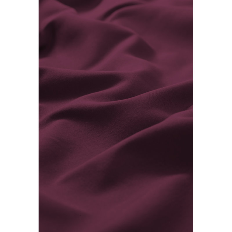 Premium Rayon from Bamboo Sheet Set Deep Pockets, Cooling, Ultra Soft and Breathable, Eggplant