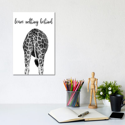 Giraffe Bum by Danita Delimont - Wrapped Canvas Gallery-Wrapped Canvas Giclée