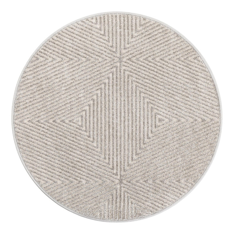Sabrina Soto Prism Indoor/Outdoor Rug, Round 3'1"