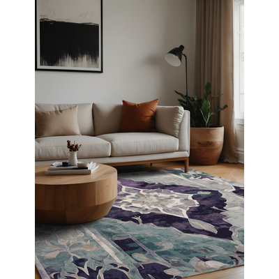Tapis gris lavable à la machine