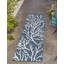 Tapis bleu contemporain Azilynn-598099893