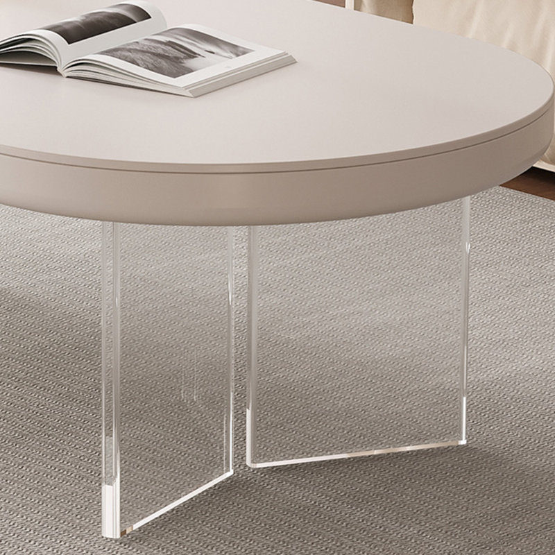 Table basse légère de style crème de luxe