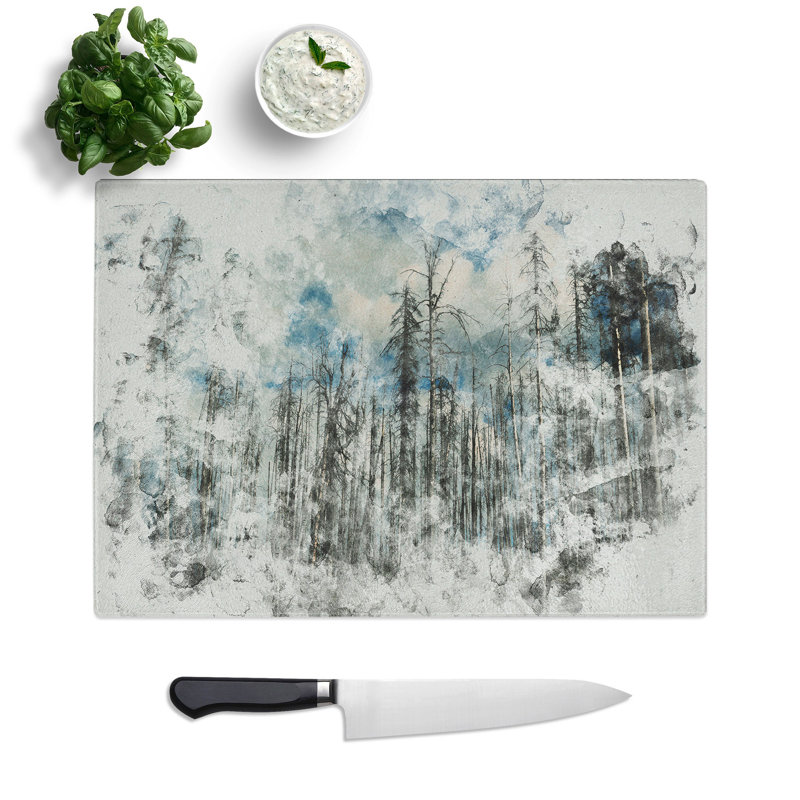 Winter Forest Vol.2 Chopping Board, 28.5cm W x 39cm L
