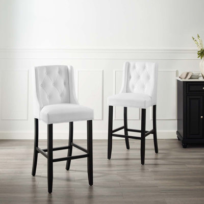 Baronet Bar Stool Faux Leather
