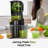 5.3" Wide Chute Cold Press Juicer, Self-feeding Slow Masticating Juicer For Whole Fruits & Vegetables, 250w High Yield Extractor, Easy Clean, Black-117605961