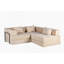 Canapé-lit convertible à plancher à compression avec structure de forme fixe, modulaire désossé, sans assemblage, idéal pour les espaces polyvalents-1453164667