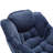 Modern Soft And Comfortable Accent Chair With Ottoman, Armrests And Side Pocket For Small Spaces-534403485