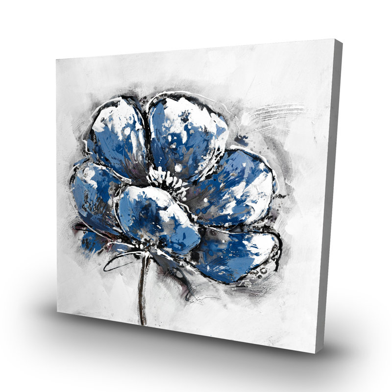 Small flower - 32"x32" art on canvas