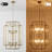 2-Tiers Large 10- Light Dimmable Farmhouse Lantern Square/Rectangle Chandelier-602201925-585117003