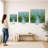 Golden Marsh Heron Wrapped Canvas Wall Art | Coastal Bird Nature Print for Living Room Bedroom Office-1707556181
