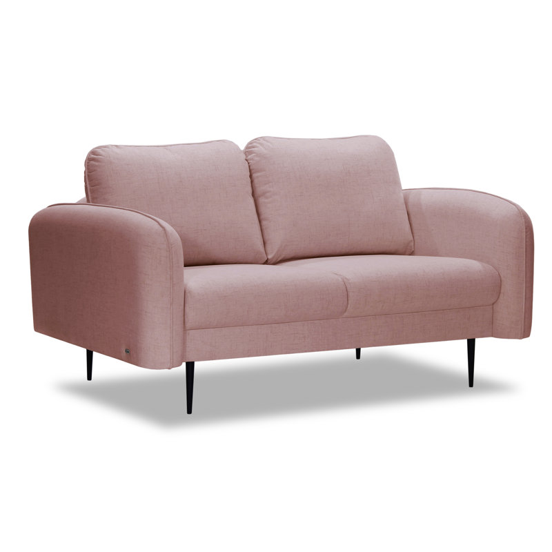 Natalie 2 Seater Loveseat, Cablo Pink