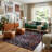 Latitude Run® Column Nikica Rug White and Silver-1959603077