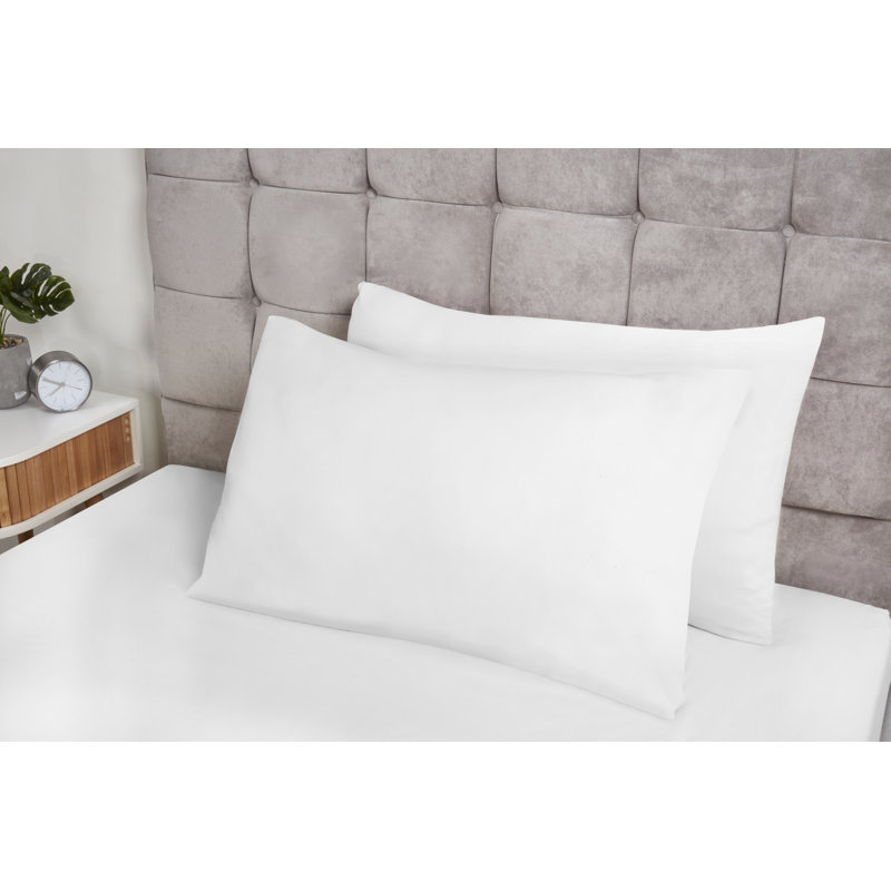 Kirke Flannel Pillow Case, White
