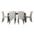 Asuncin 6 - Person Four Leg Dining Set-45304347