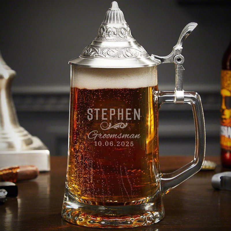 16 oz. Jovontae Chope à bière allemande - Bière à bière Oktoberfest, Oui