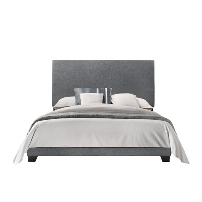 Lit tapissier standard à profil bas Beckville