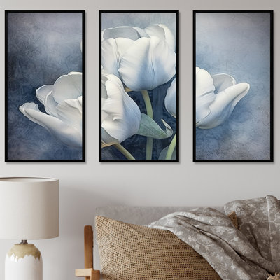 Sapphire II - ensemble de reproductions d'art mural tulipes