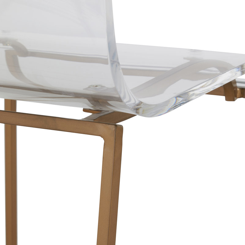 King Stool, Antique Gold, Counter Stool (24.75" Seat Height)